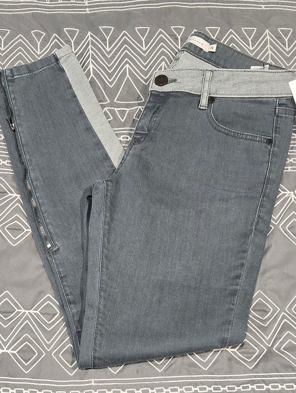Victoria Beckham Two Toned Skinny Jeans Size 26